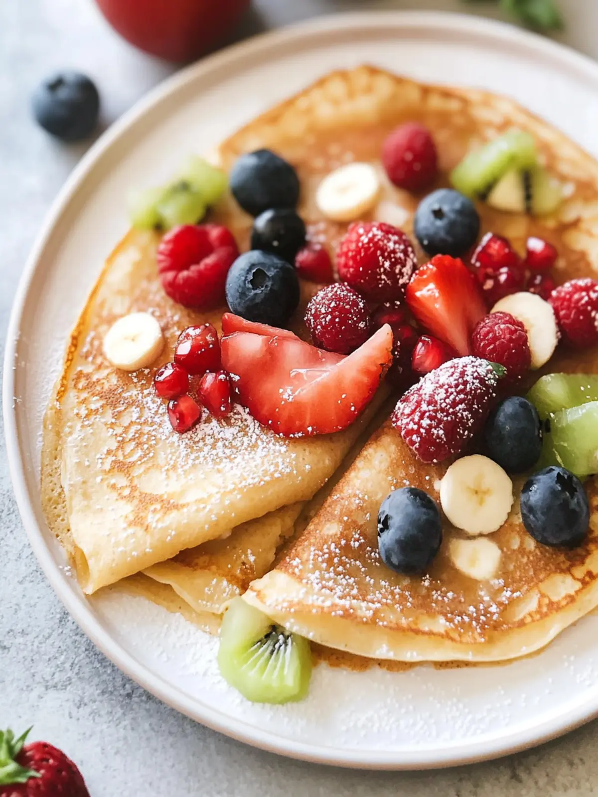 Satisfy Cravings with Wholesome Oat Crepes: A Healthy Sweet Treat